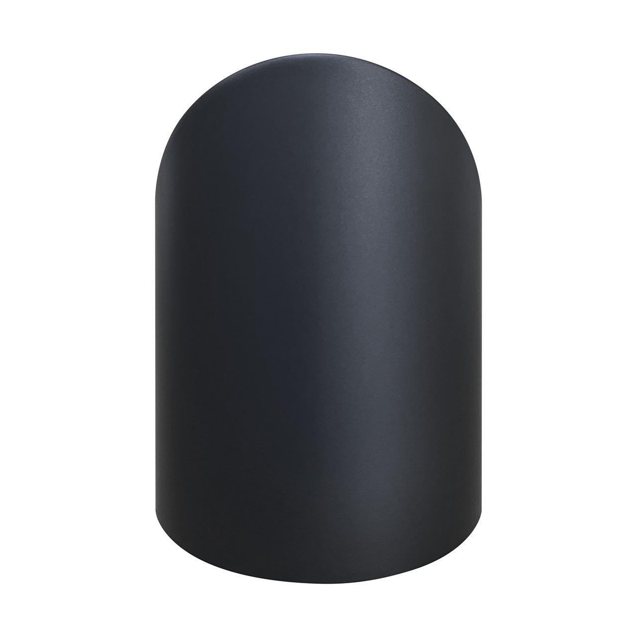 Ofenrohr Bogen 2tlg. starr geschliffen DN 180 mm 90° Schwarz