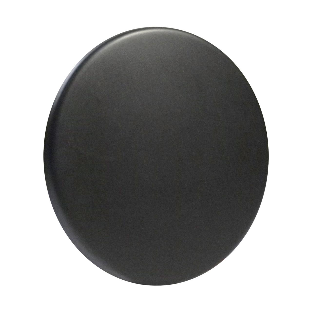 Ofenrohr Blinddeckel Kapsel DN 120 mm Schwarz