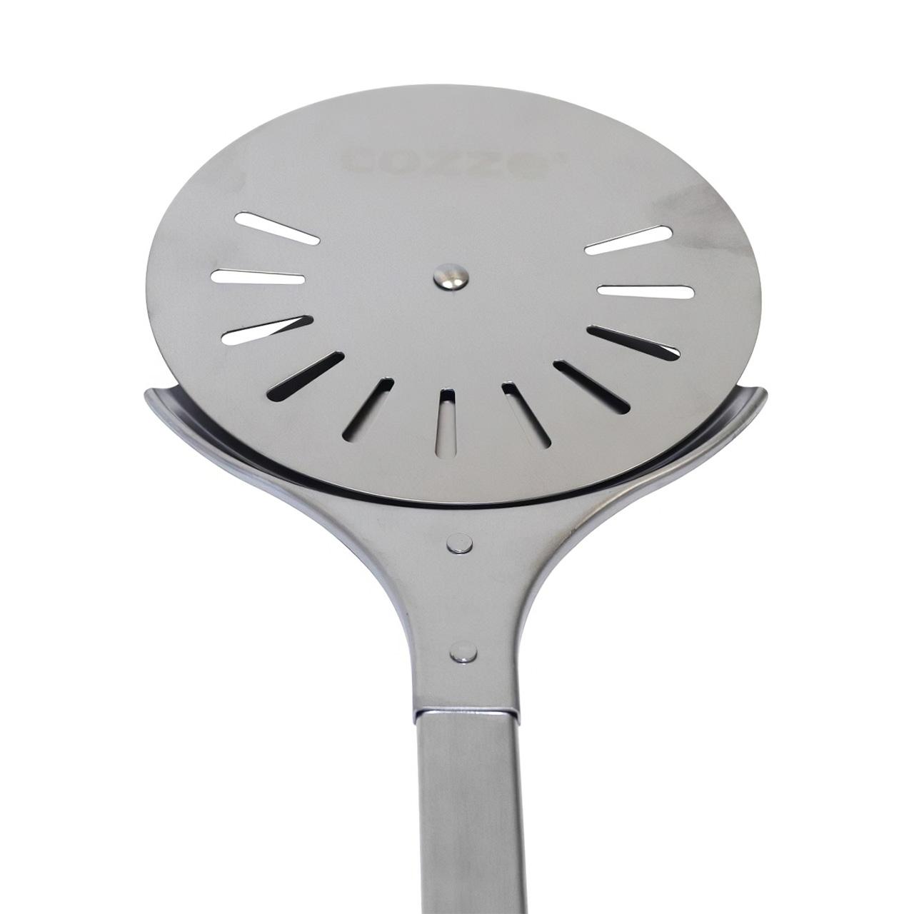 Pizzaofen-Zubehör Cozze rotierender Pizzawender Ø 18 cm, Edelstahl Pizzaschieber
