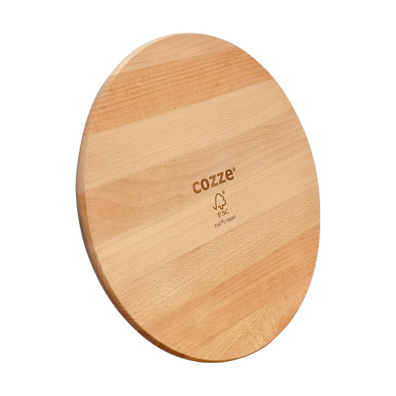 Pizzabrett Rund Ø 35 x1,2 cm, Buchenholz