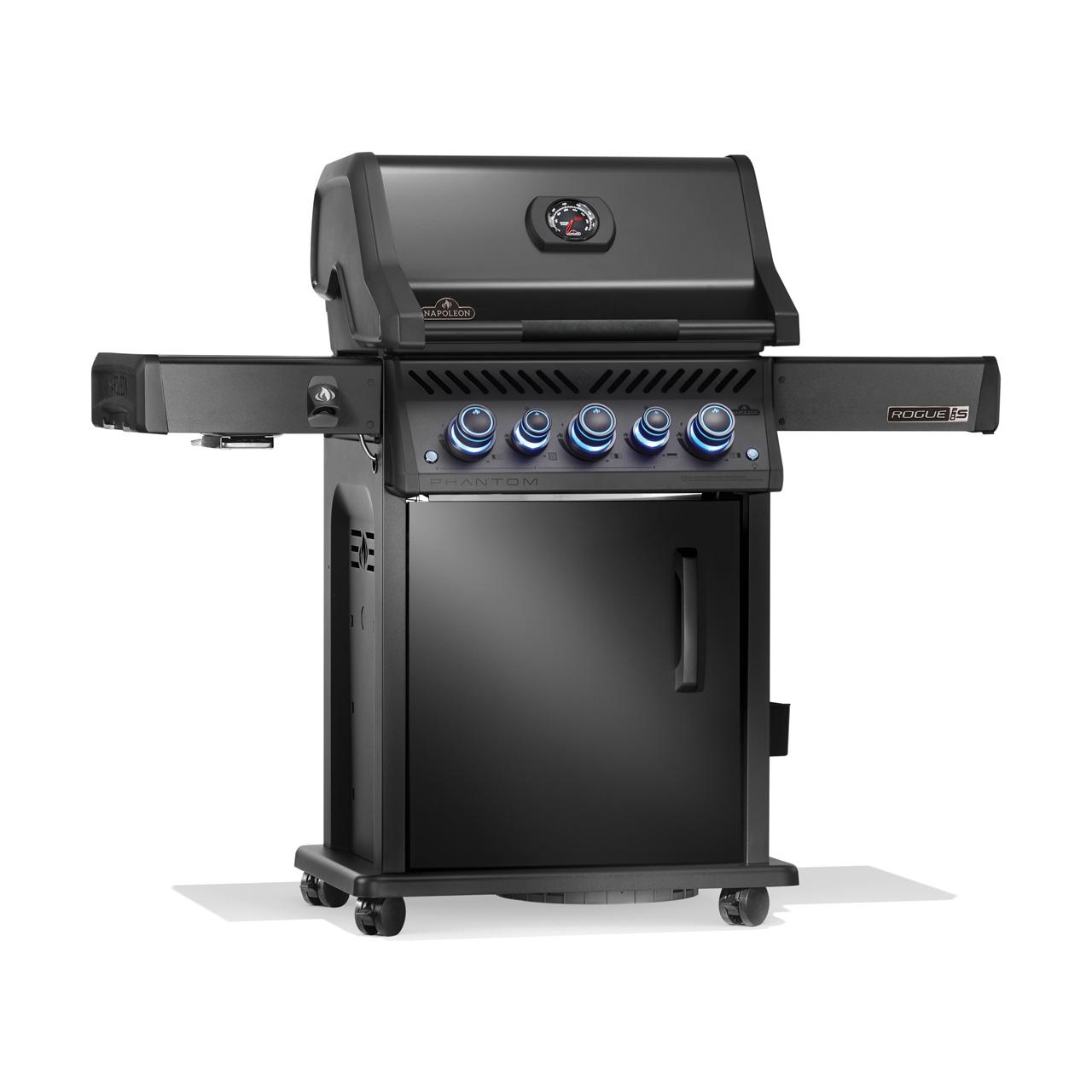Gasgrill Napoleon Phantom Rogue PRO-S 425 Mattschwarz mit Edelstahlrosten (2026) Bundle inkl. 2 Unterschränke