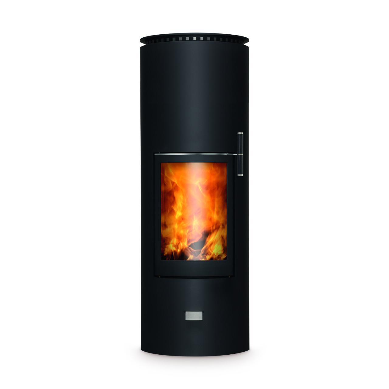 Speicherofen Cera Design Rondotherm mit 7 kW - Ausführung: Schwarz