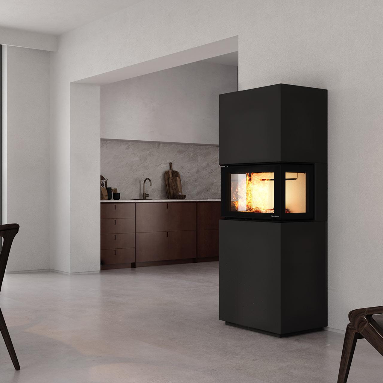 Ausstellungsstück - Kaminbausatz Nordpeis Cannes II 5,4 kW
