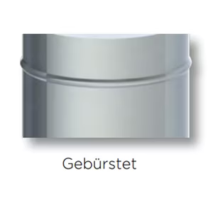 Edelstahl gebürstet