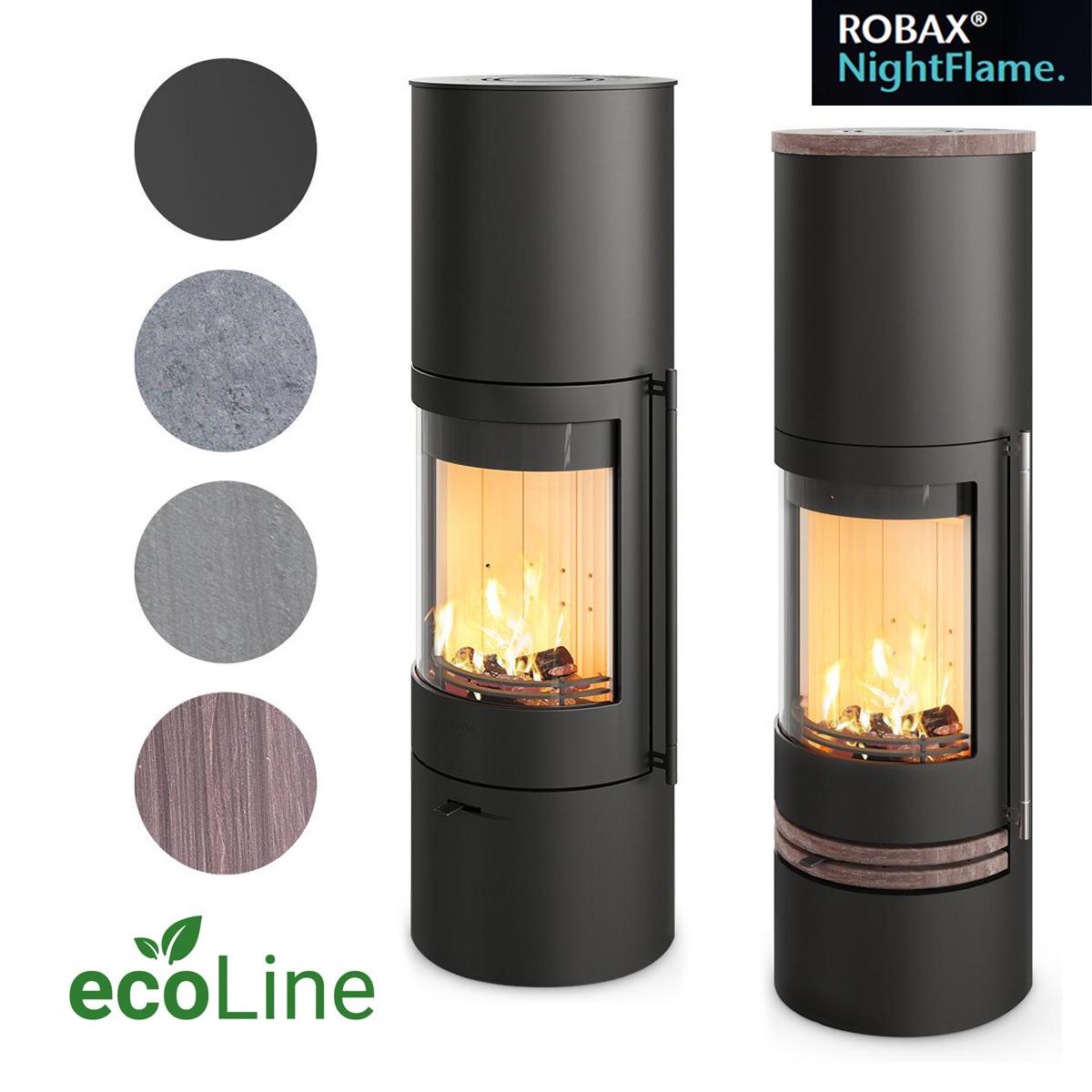 Kaminofen Lotus Orbis 3 Robax NightFlame ecoLine 5 kW