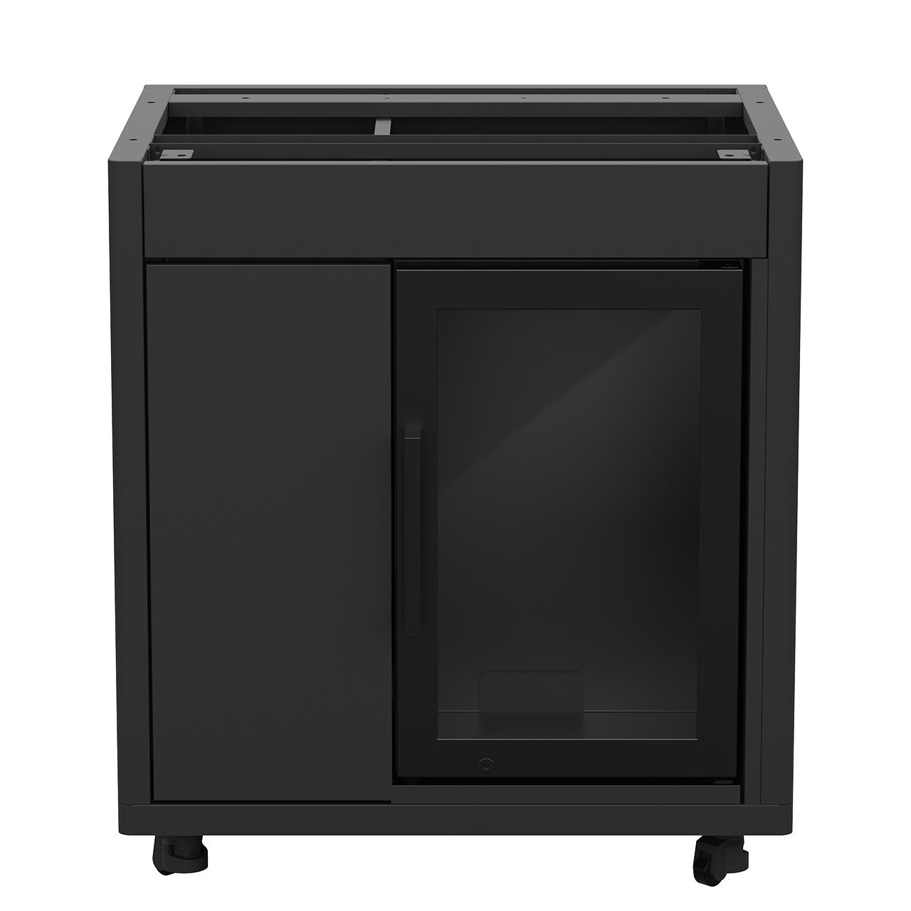Outdoorchef Heat Outdoorküche X-415 RB K mit Blazing Zone X-245 K und Kühlschrankmodul inkl. Arbeitsplatte aus Granit
