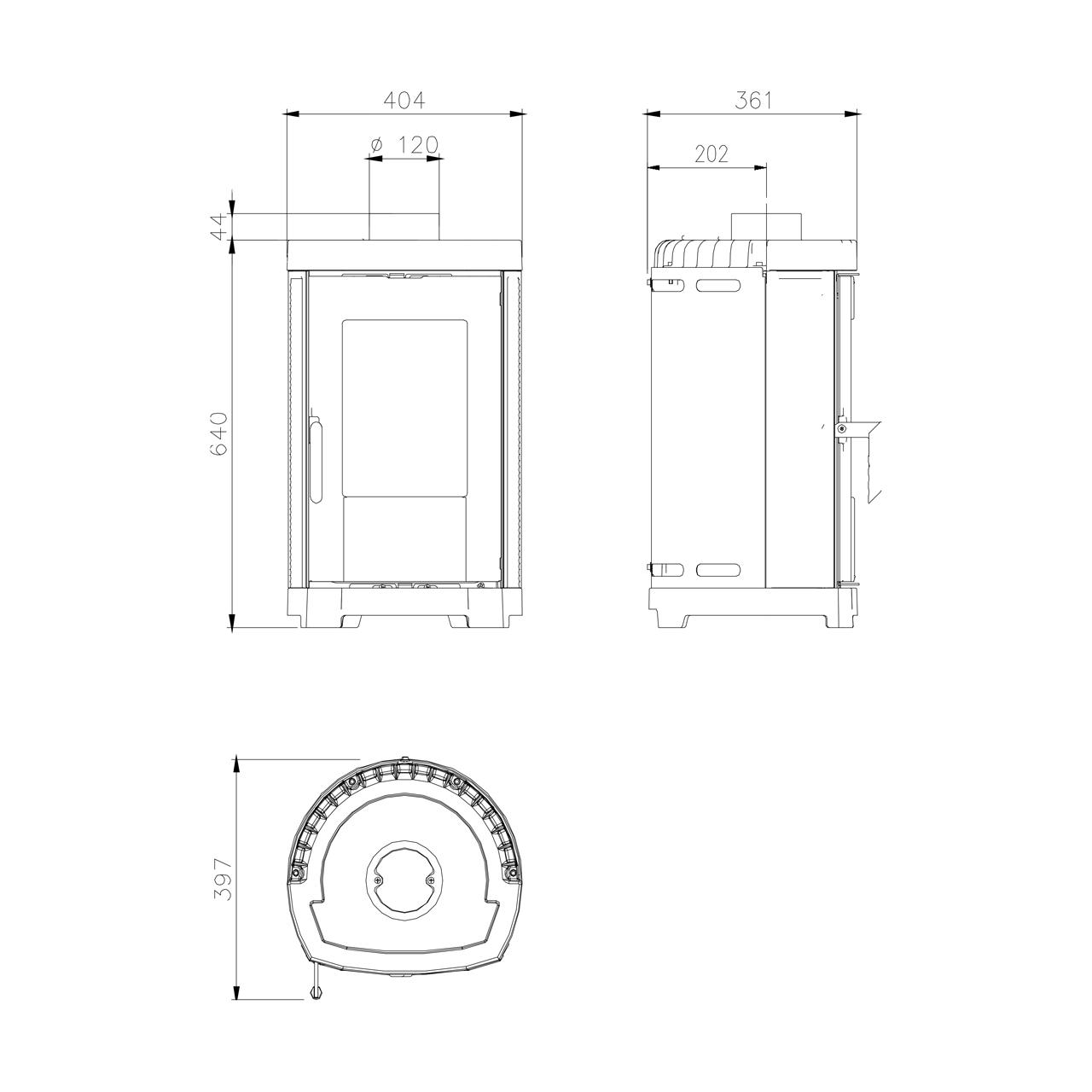 Kaminofen La Nordica Brigitta.16 4,7 kW