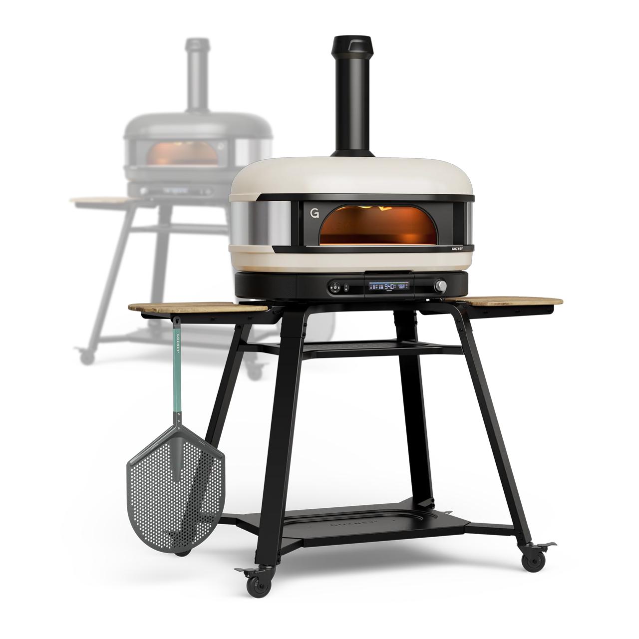 Pizzaofen Gozney Dome XL Gen 2.0 Essentials Bundle inkl. Gestell und Pro Pizzaschieber XL - Ausführung: Off Black