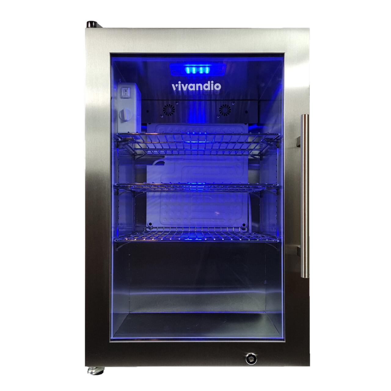 Outdoorküche vivandio / Outdoor Kühlschrank FS-63  - Türöffnung: Anschlag links | Griff rechts