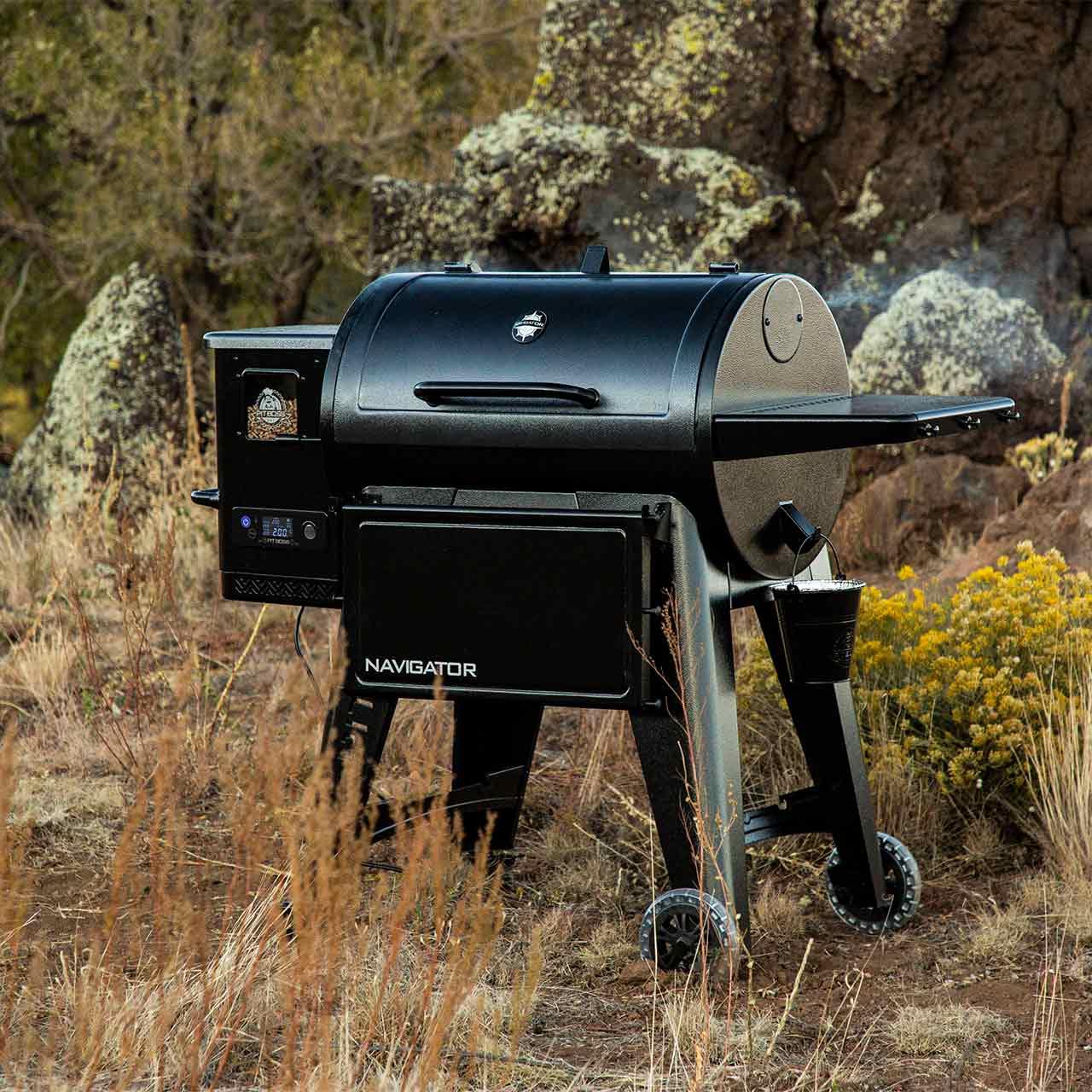Pelletgrill Pit Boss Navigator 850G WiFi Kit inkl. Abdeckhaube