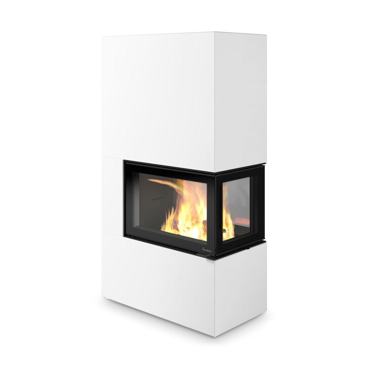Kaminbausatz Nordpeis Davos P Low 10,5 kW - Ausführung: dunkle Thermotte