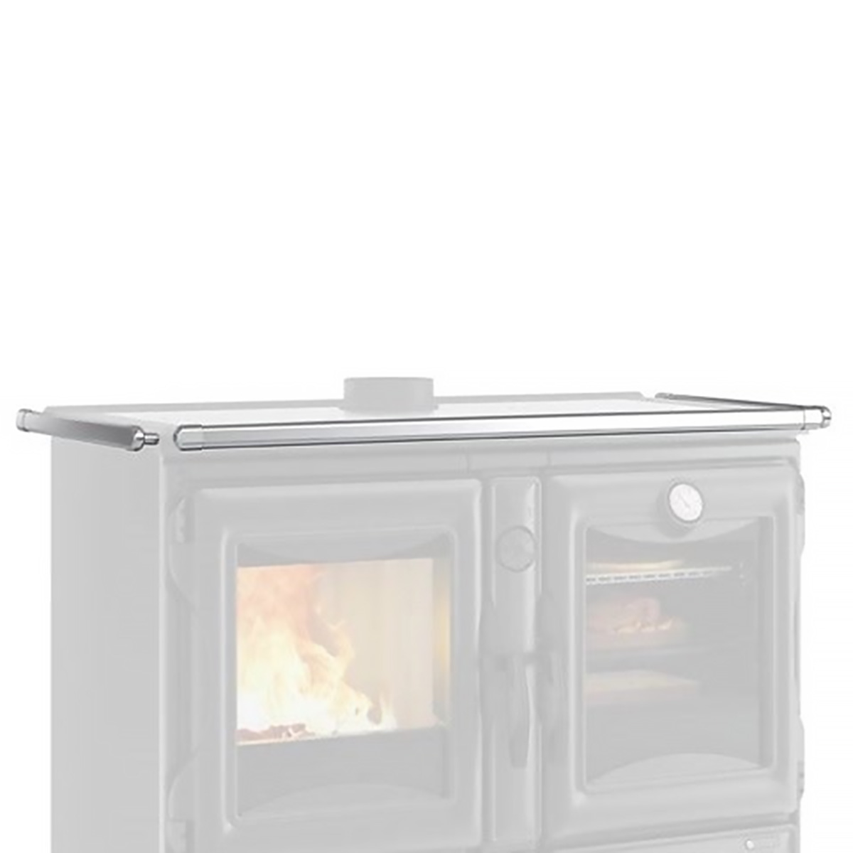 Handlauf und Anschlüsse verchromt