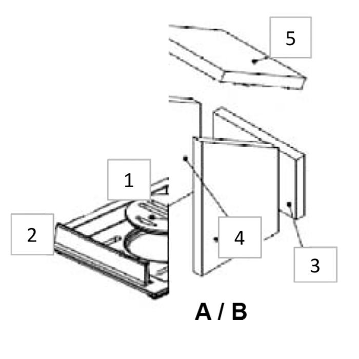 Feuerraumauskleidung Rückwandstein Wamsler Kaminofen Romantik (H188716049)
