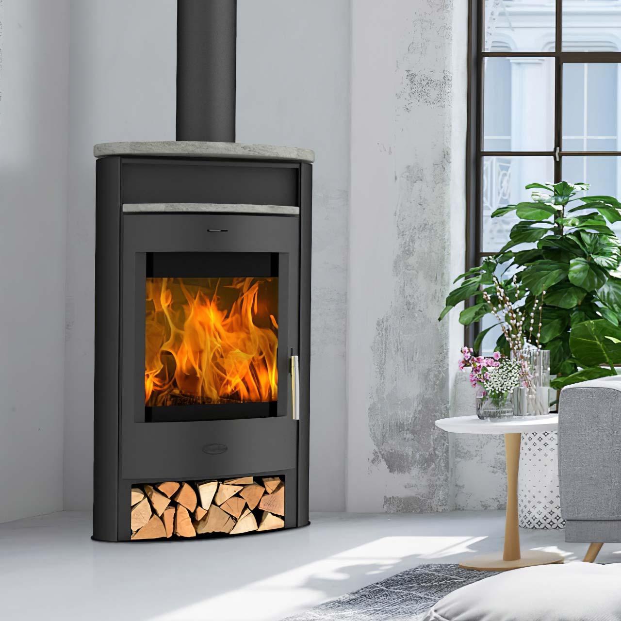 Kaminofen Fireplace Jakarta Speckstein Top 6 kW