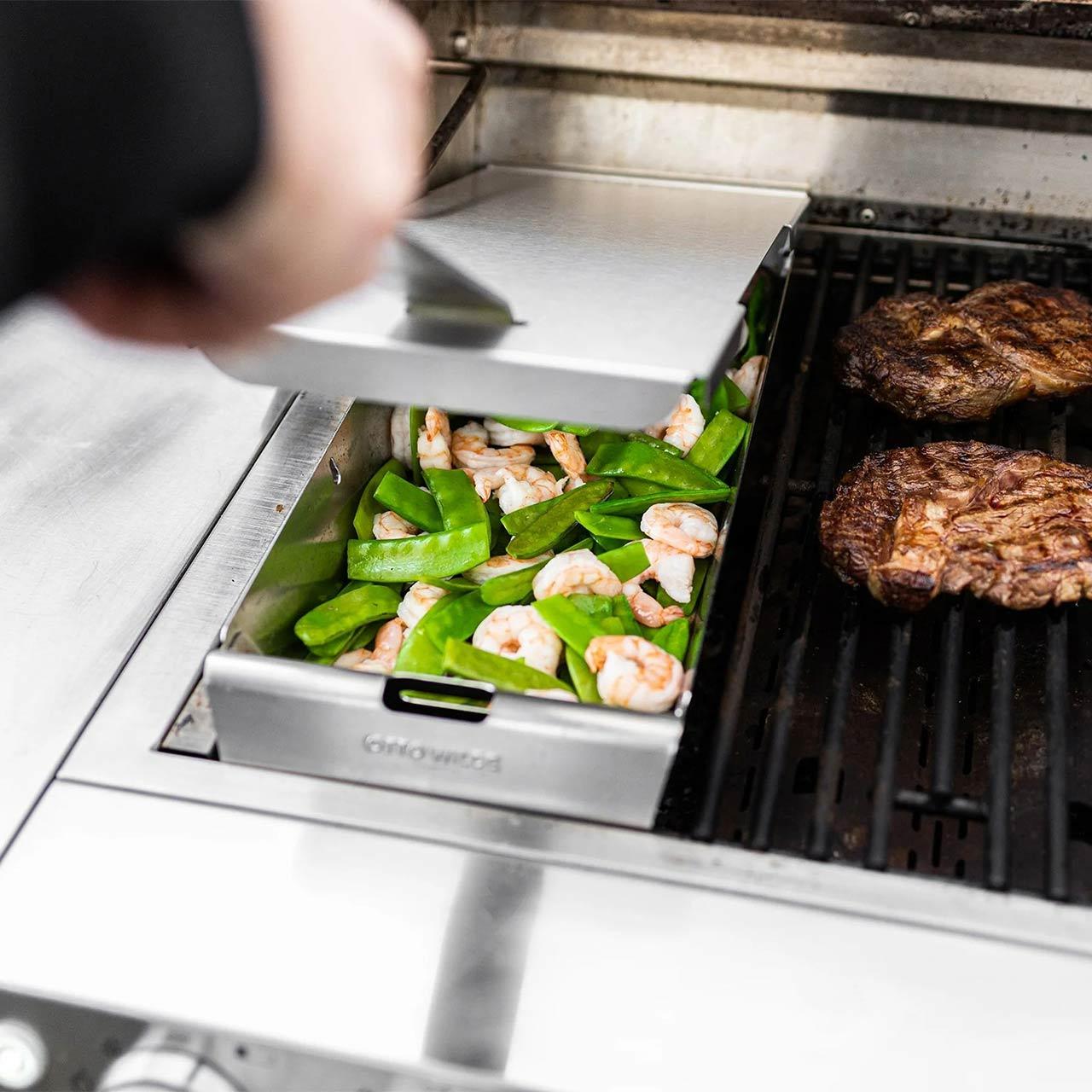 Otto Wilde Deckel für Grillkorb 8 Zoll Edelstahl
