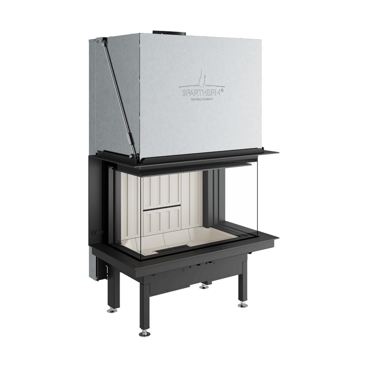 Kamineinsatz Spartherm Premium A-3RL-80h 11,4 kW - Feuerraumauskleidung: Weiß - Abgasanschluss: 250 mm