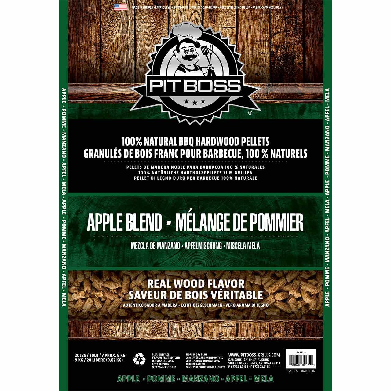 Räucherpellets Pit Boss 9 kg Apple Blend