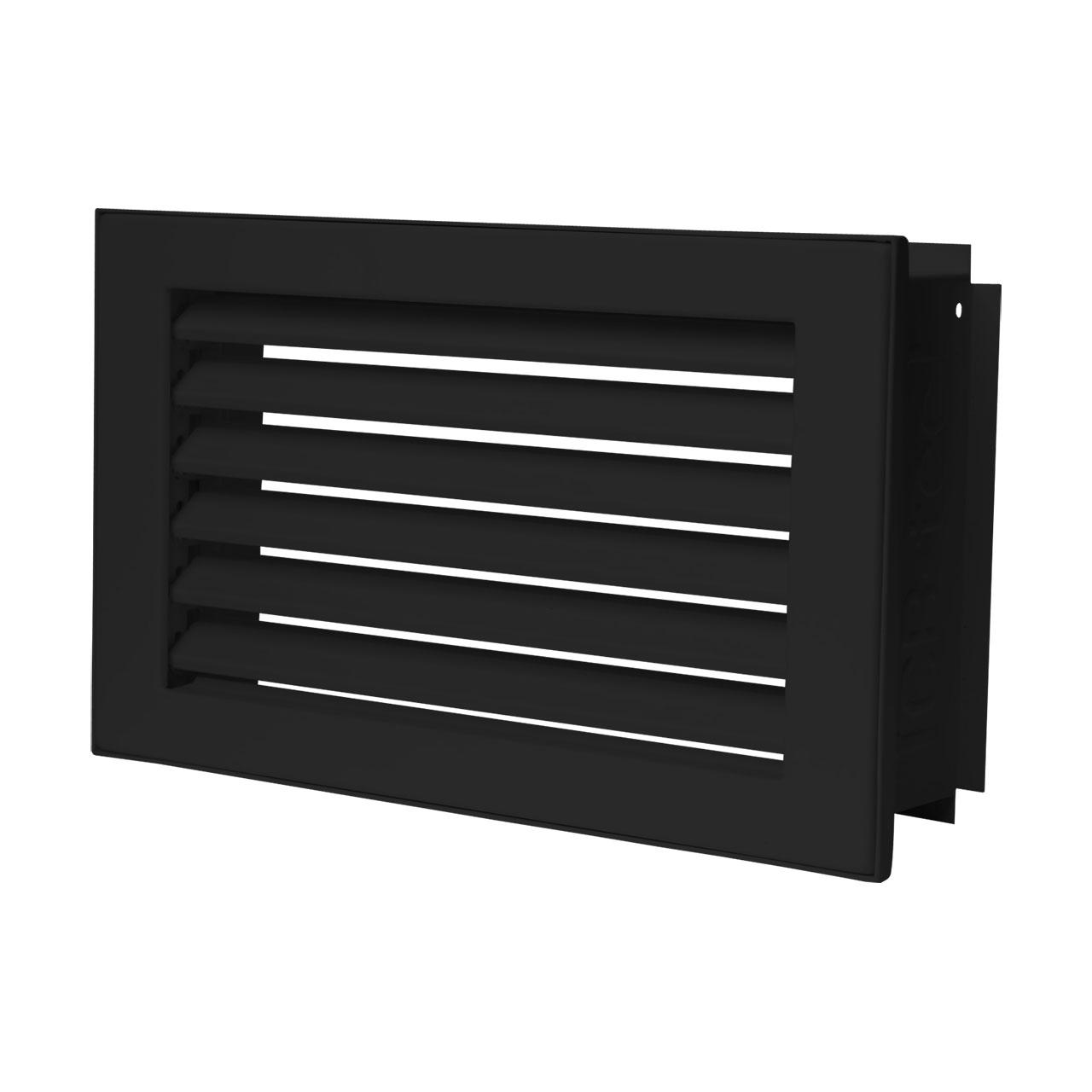 Lüftungsgitter CB-Tec Kaltluftgitter putzbündig Schwarz - Ausführung: 45x23 cm