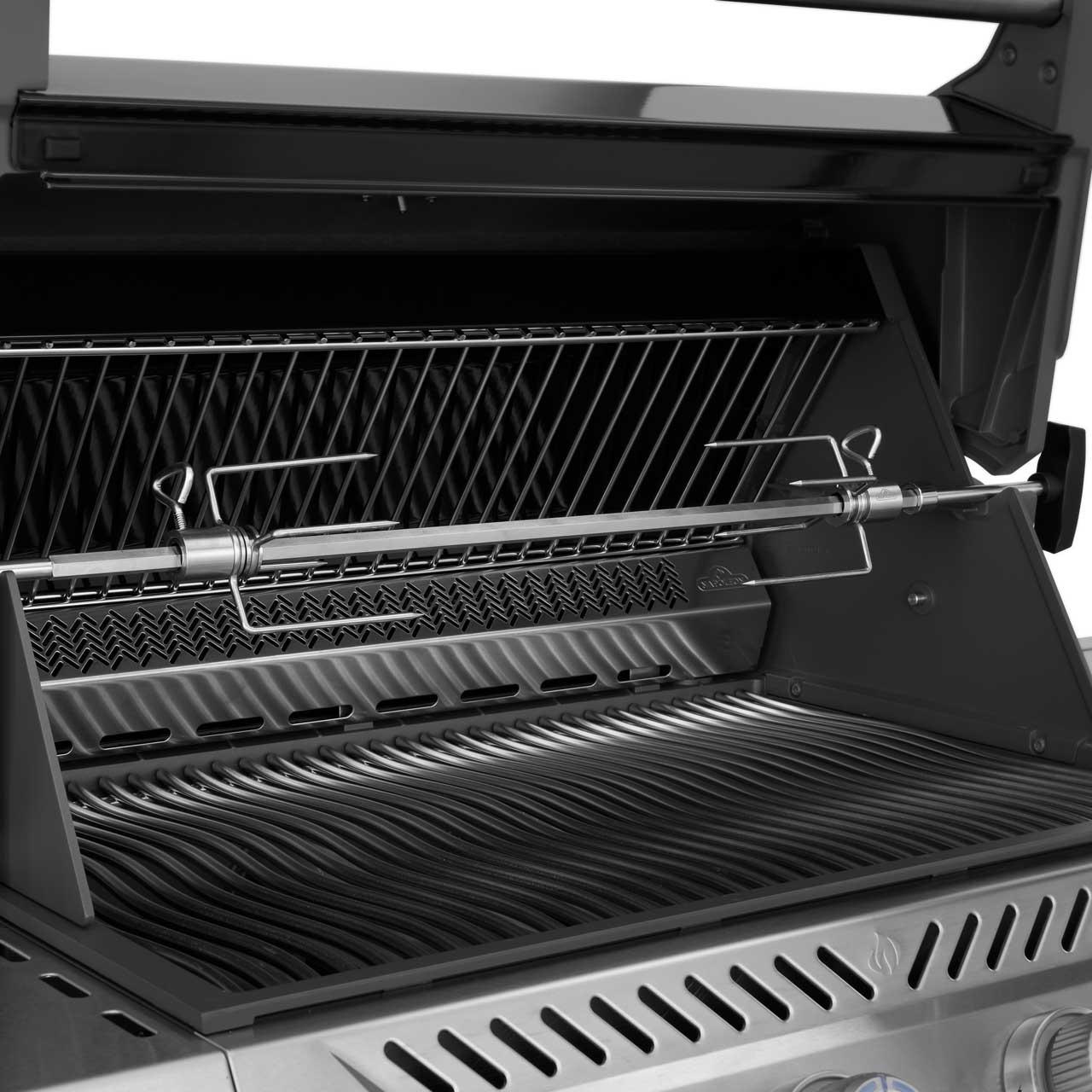 Gasgrill Napoleon Prestige PRO 500 Connected Schwarz, inkl. Drehspieß (2026)
