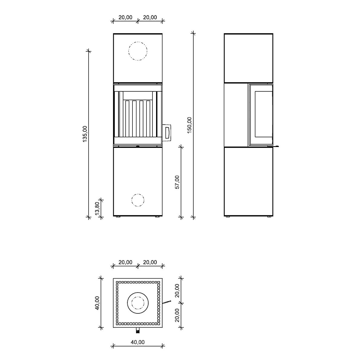 Kaminofen Neocube S30 6 kW