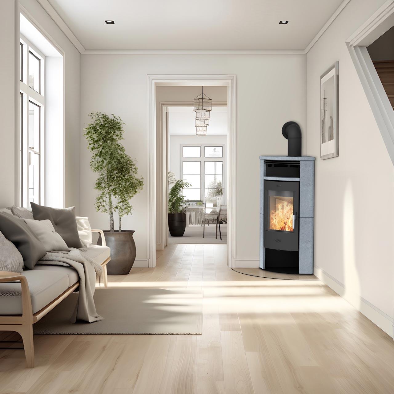 Kaminofen Fireplace Malta Speckstein 6 kW