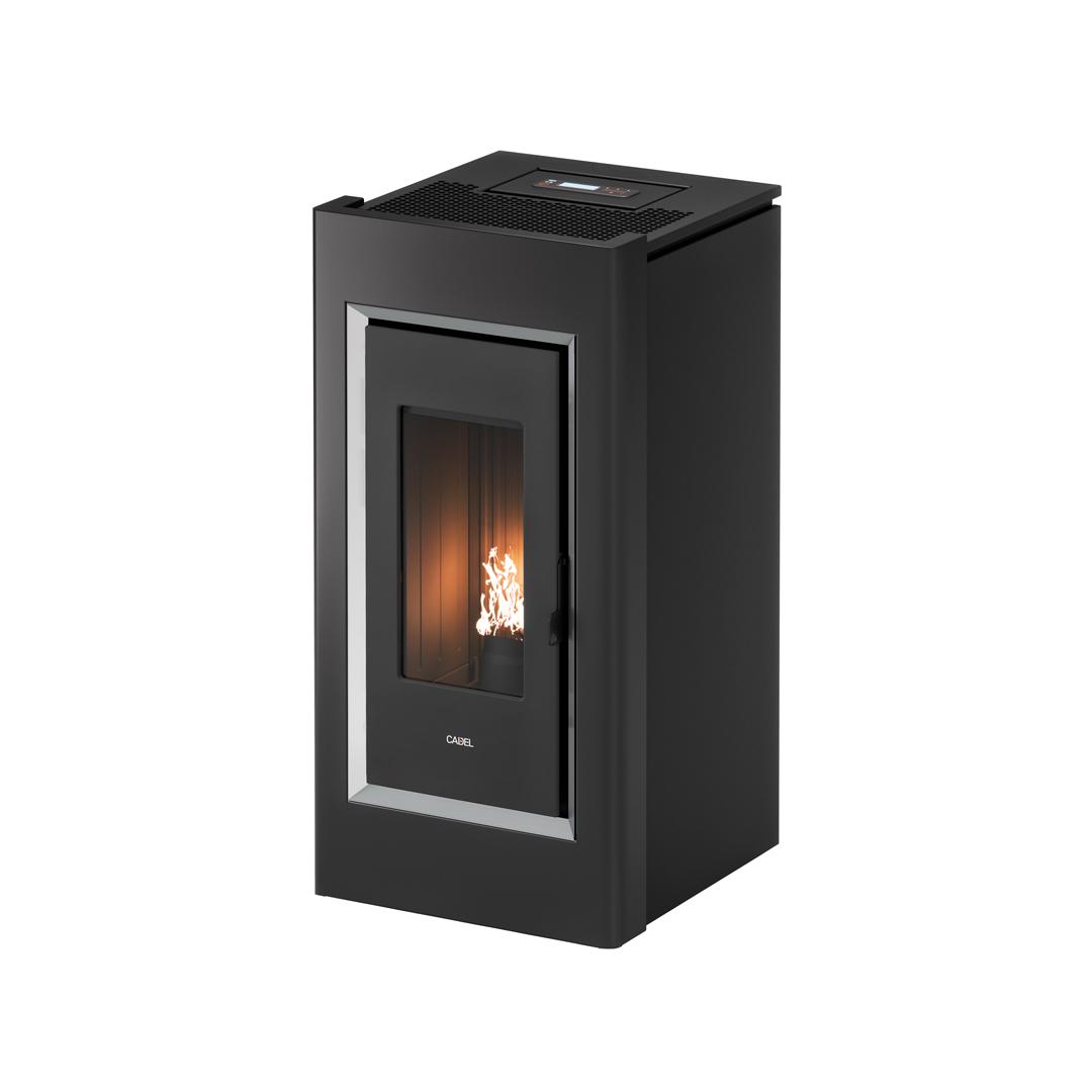 Pelletofen Cadel Prince Plus 11, 10,5 kW - Ausführung: Anthrazit