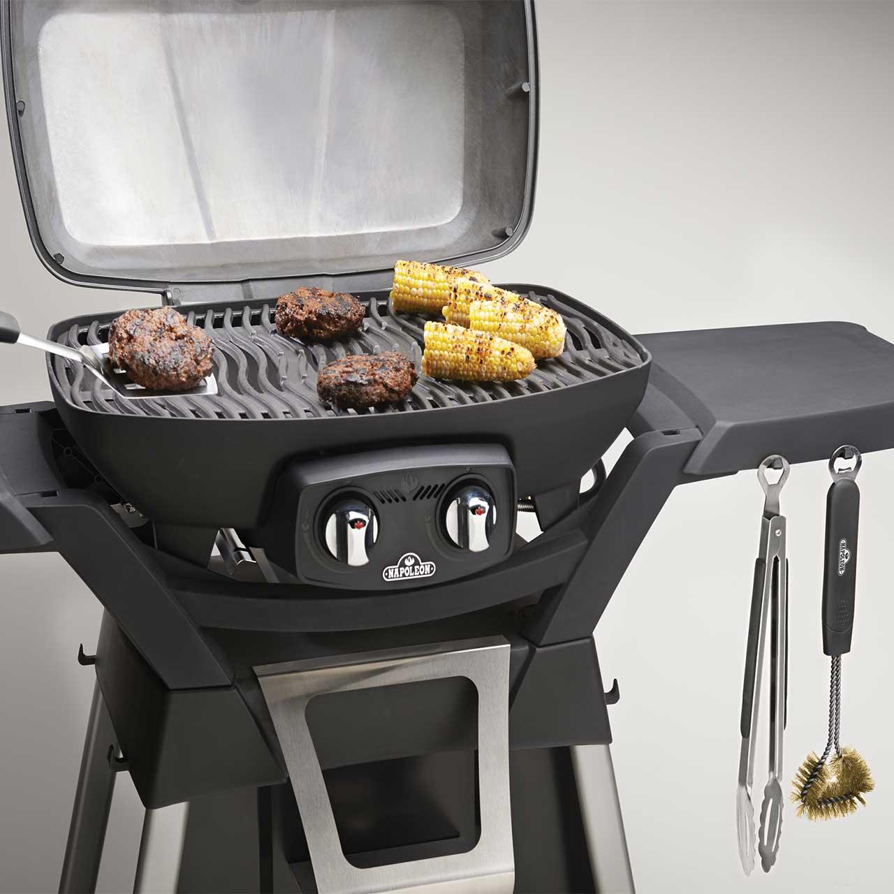 Grillzubehör 3-tlg Napoleon Edelstahl Grillbesteck für TravelQ