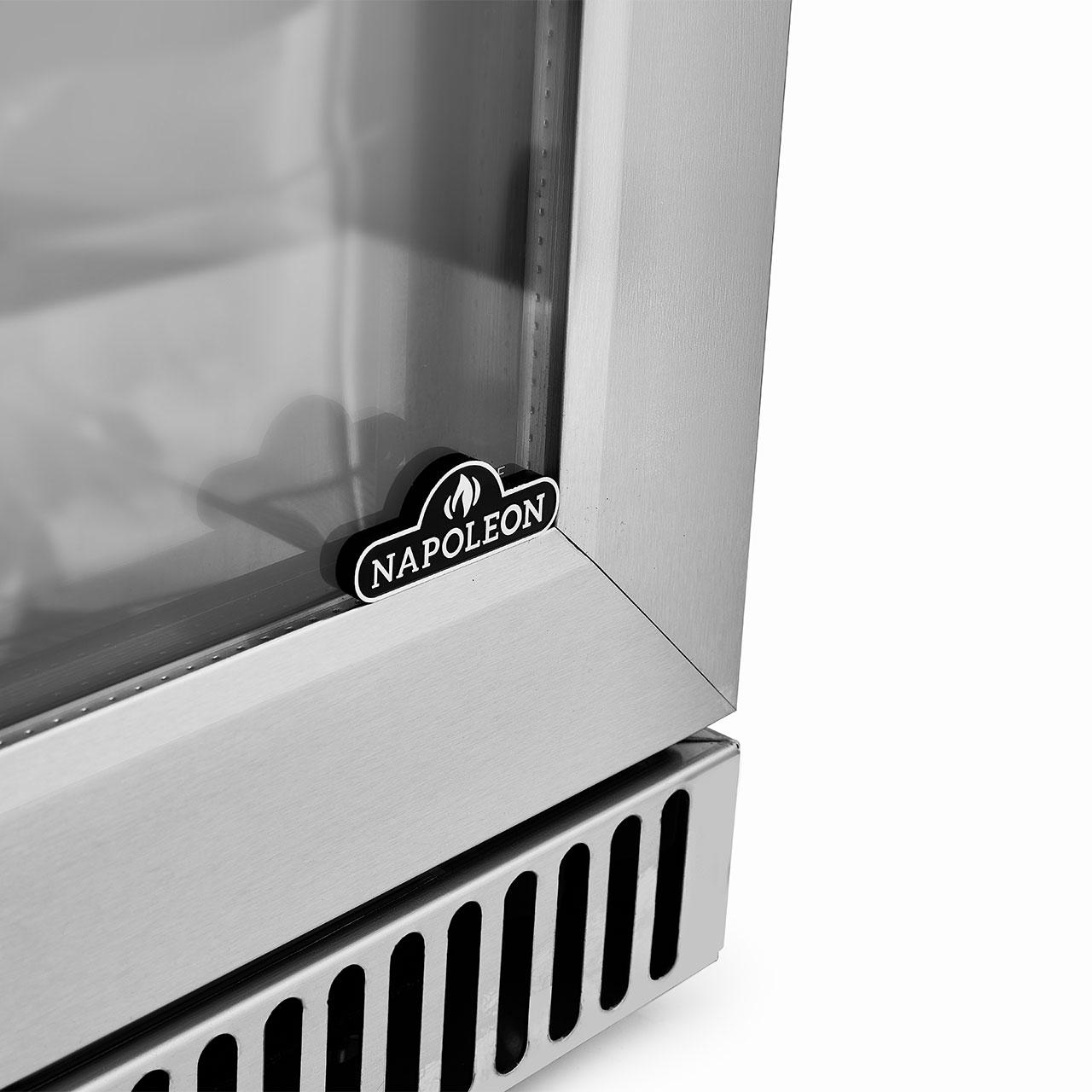 Outdoorküche Napoleon Einbau-Kühlschrank mit Doppeltür