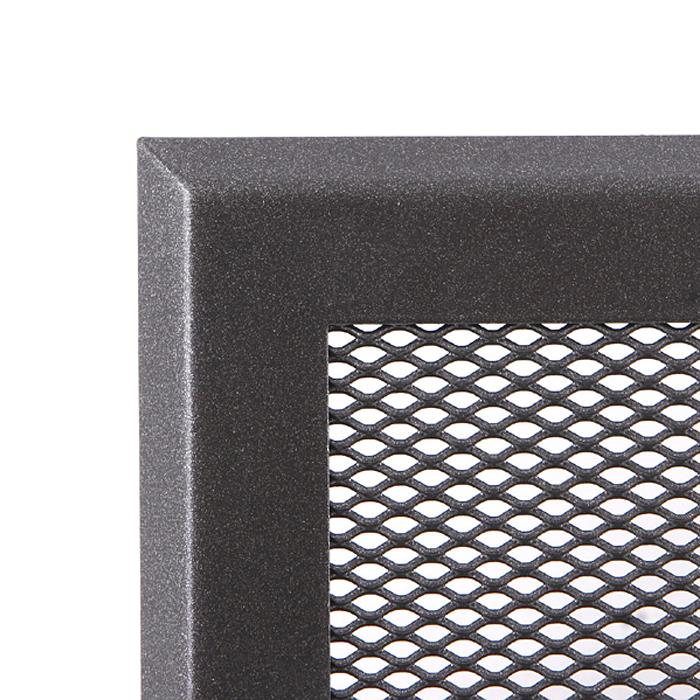 Warmluftgitter AA-Kaminwelt 19x19 cm Grau