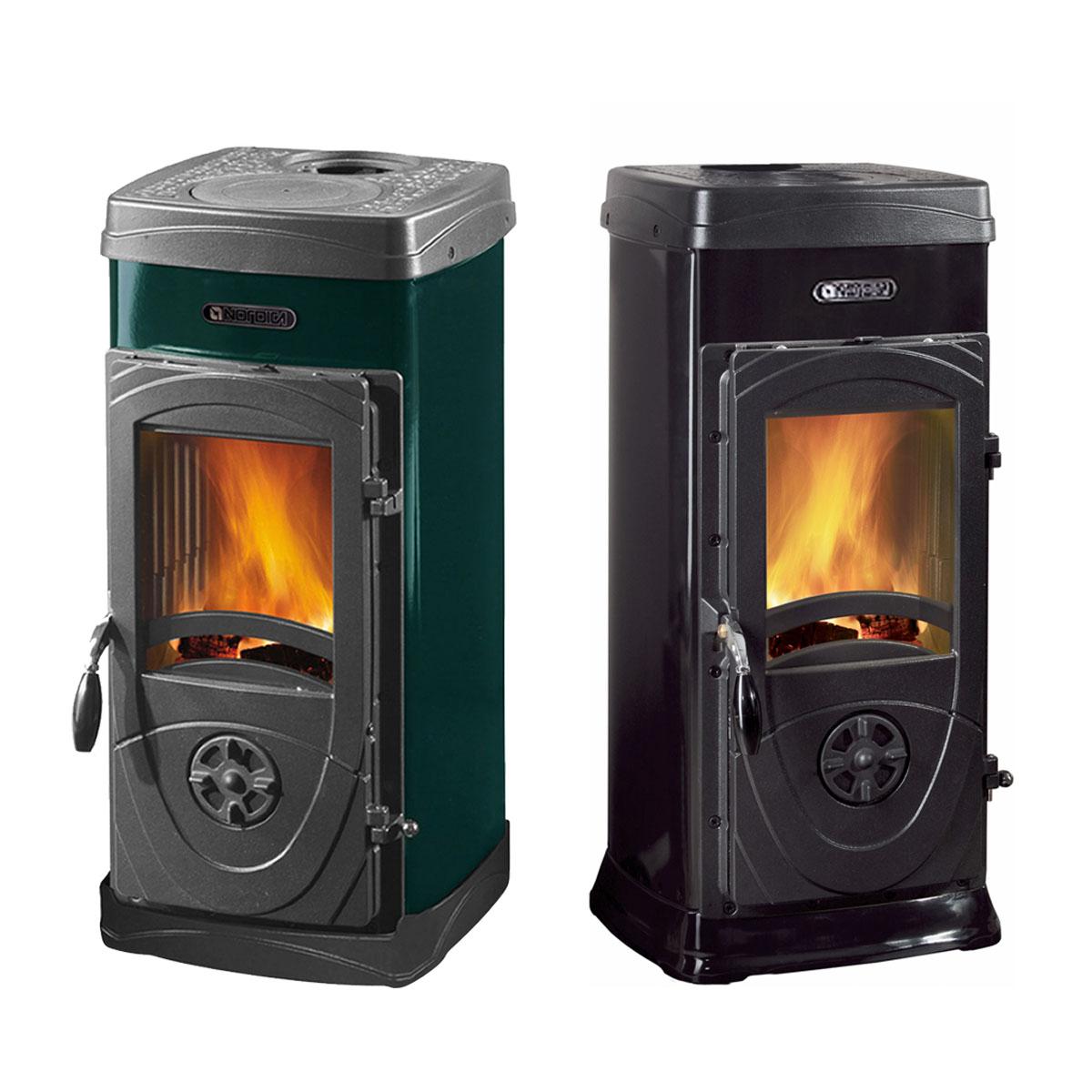 Kaminofen La Nordica Super Junior Lean mit 5,7 kW - Farbe: Schwarz