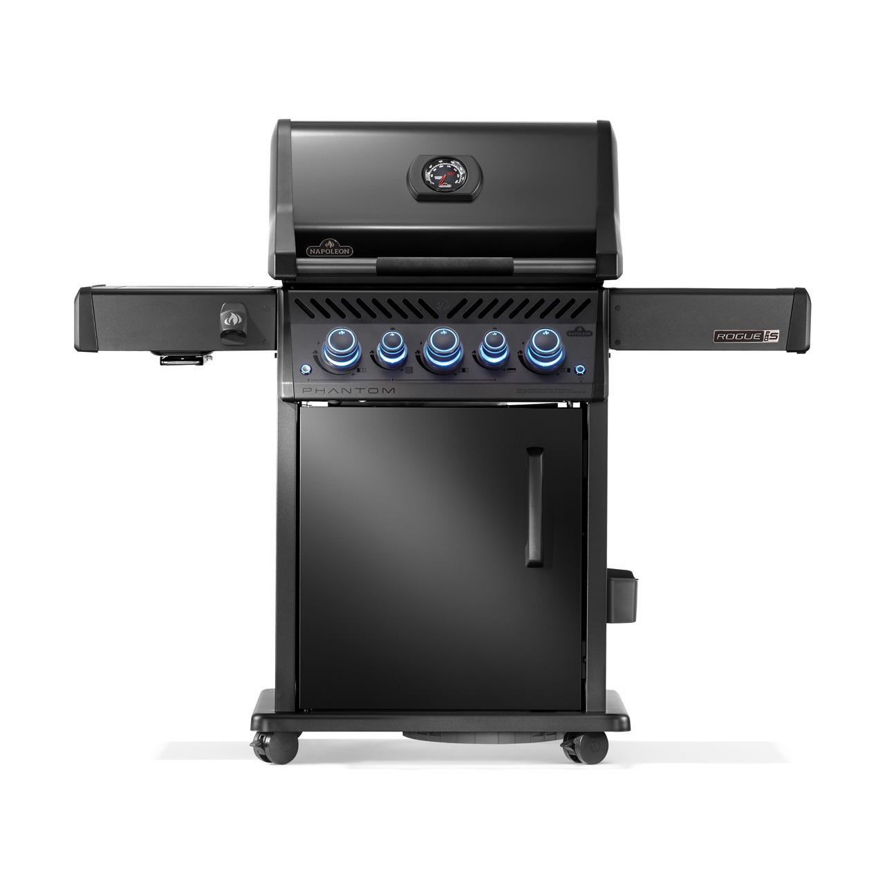 Gasgrill Napoleon Phantom Rogue PRO-S 425 Mattschwarz mit Edelstahlrosten (2026) Bundle inkl. 2 Unterschränke