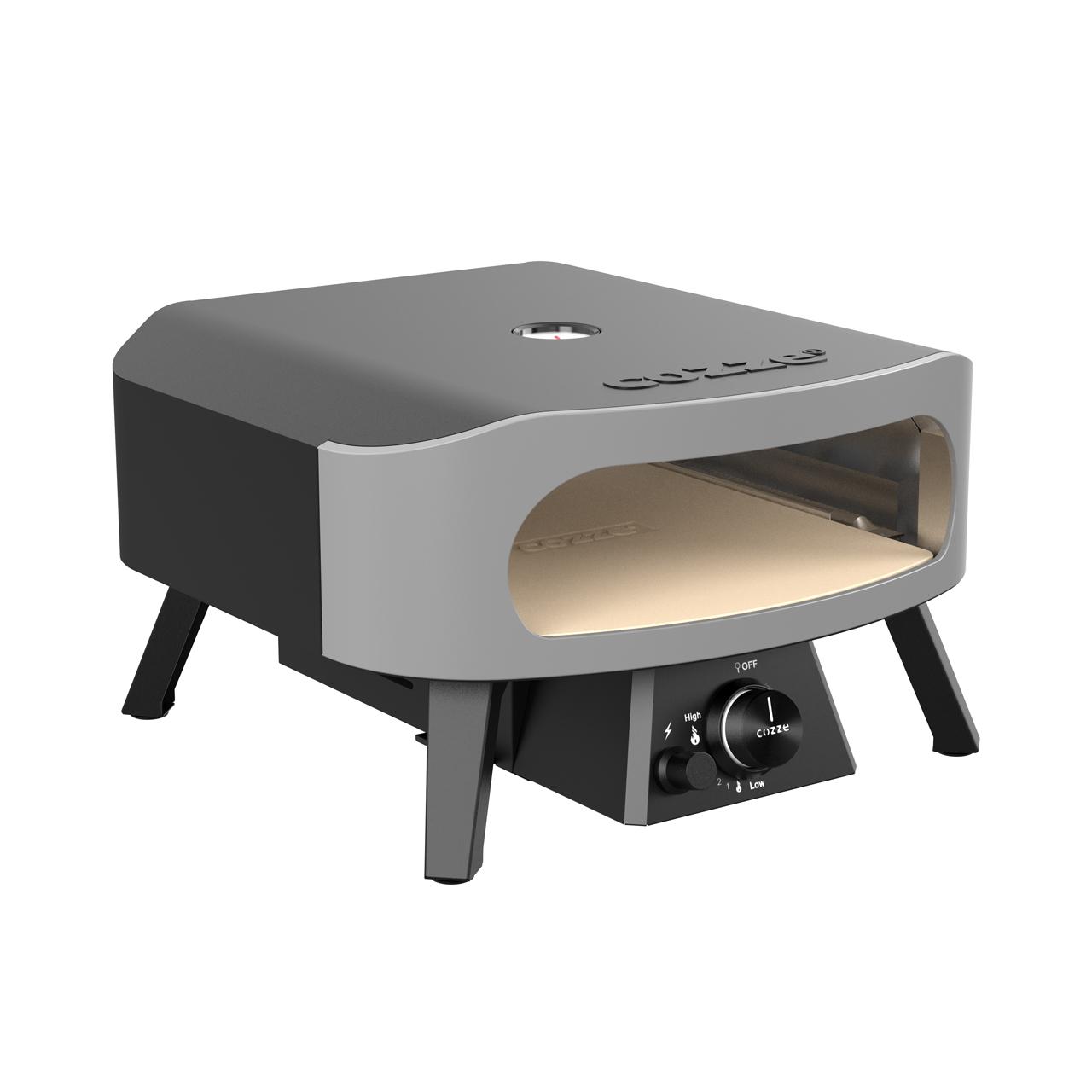 Gas Pizzaofen Cozze 13 Zoll CLASSIC mit Thermometer und Pizzastein, inkl. Reglerset & Hitzeschild