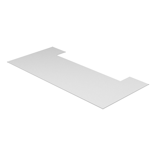 Glas Vorlegeplatte 50 cm