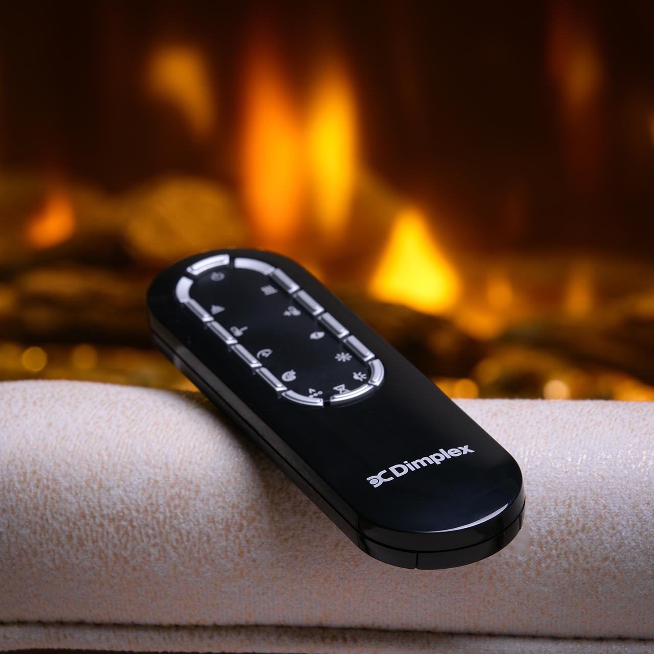 Dimplex Ignite Bold 60 Elektrokamin - 3-seitiger Panorama-Einbaukamin mit Optiflame®, App-Steuerung & energieeffizienter Heizfunktion