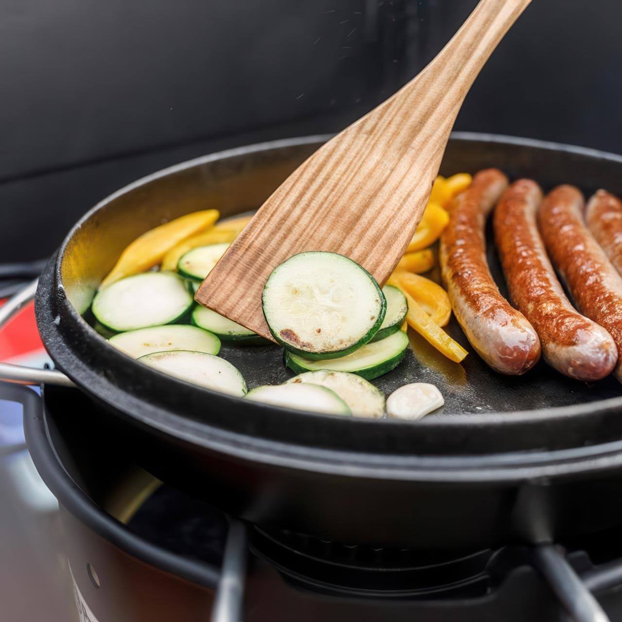 Petromax Holzspachtel mit Einbrand, Präzises Wenden & Schaben