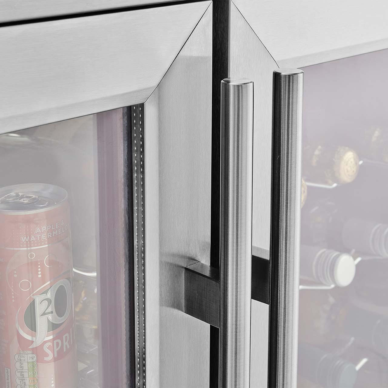 Outdoorküche Napoleon Einbau-Kühlschrank mit Doppeltür