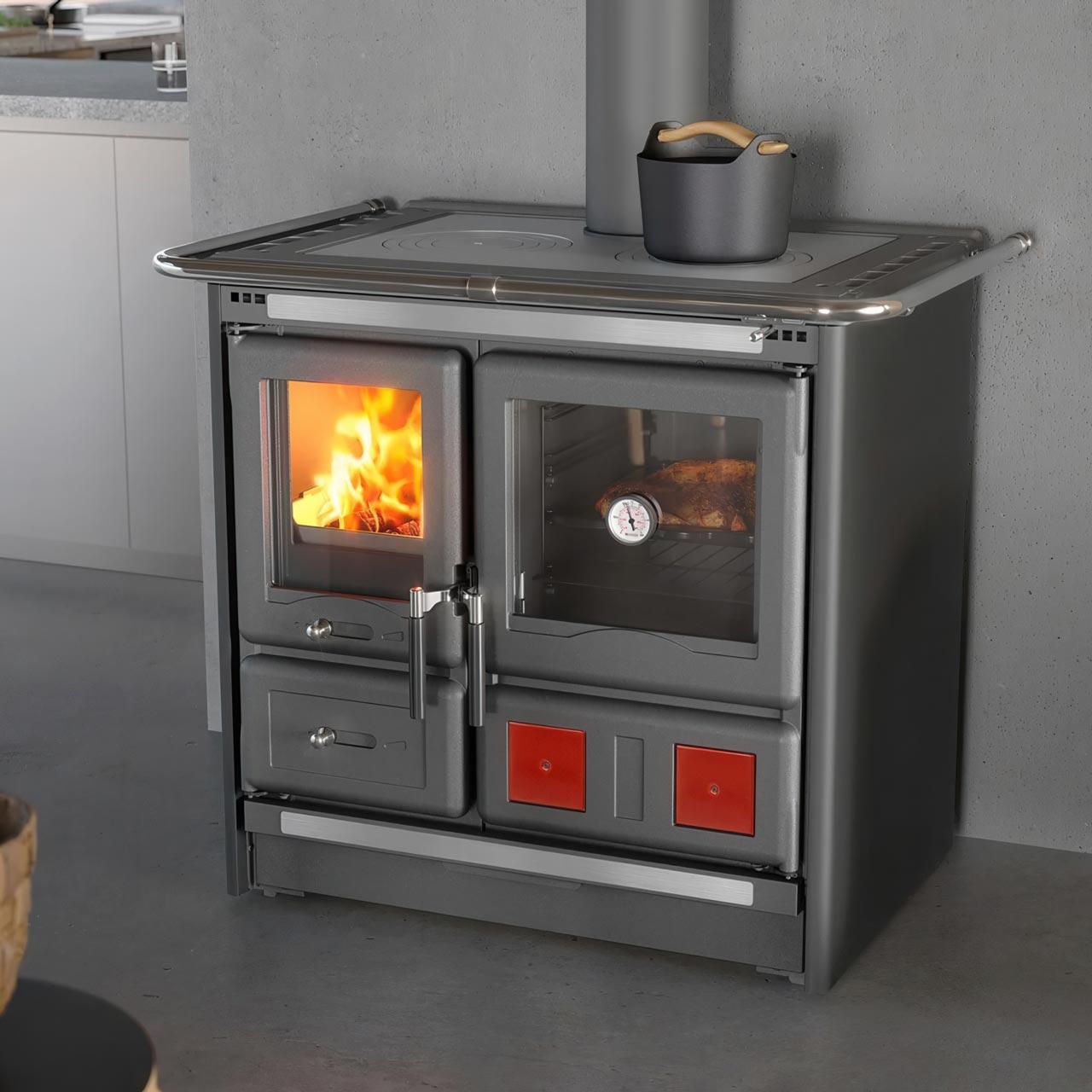 Küchenofen La Nordica Rosa L.16 Steel 9,5 kW