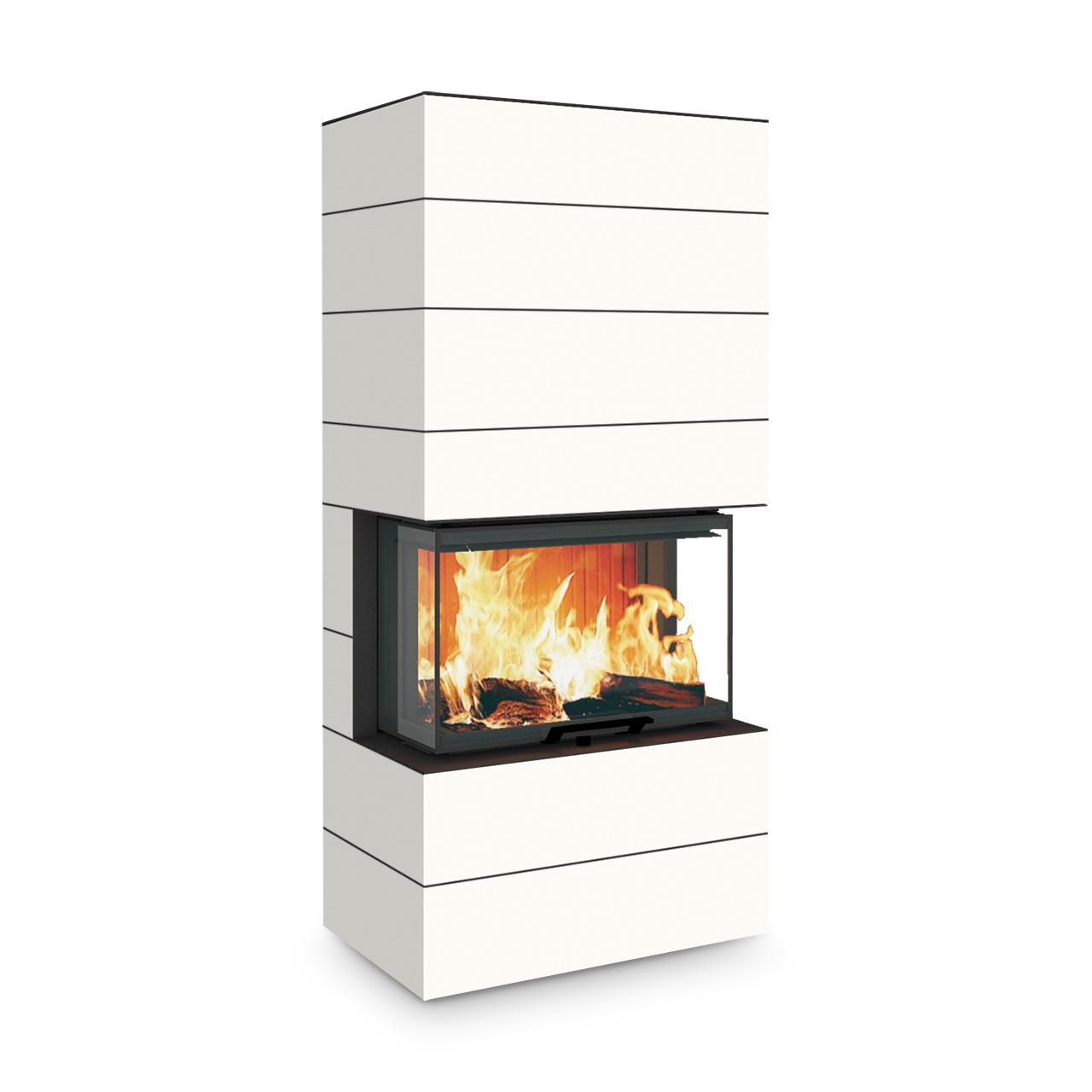 Kaminofen Neocube P20 Black & White Edition 8,5 kW - Ausführung: P20 Arctic White satin