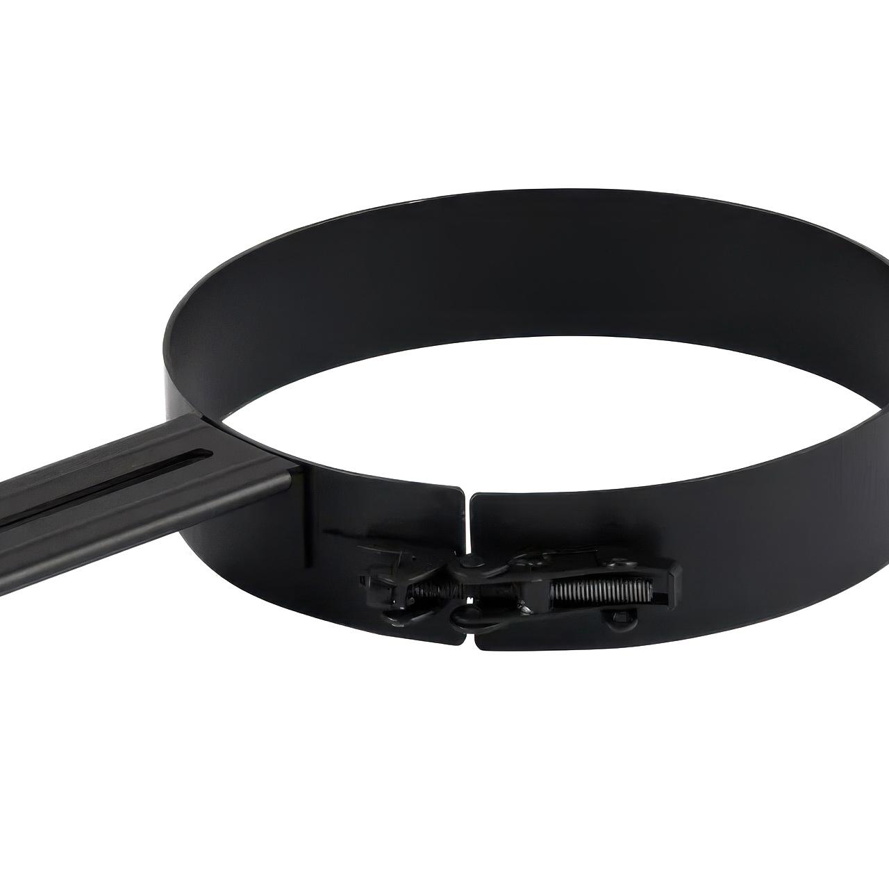 Ofenrohr Rohrhalter DN 180 mm Schwarz