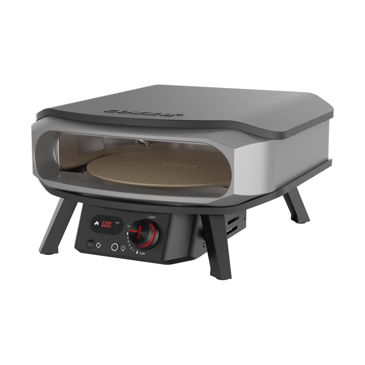 Gas Pizzaofen Cozze 17 Zoll Premium Rotate 50 mbar, inkl. drehbarem Pizzastein & Hitzeschild