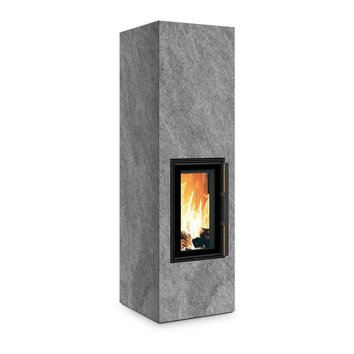 Speicherofen Monolith Depot D10 2,4/8 kW Sondermodell - Verkleidung: Grigio Chiasso
