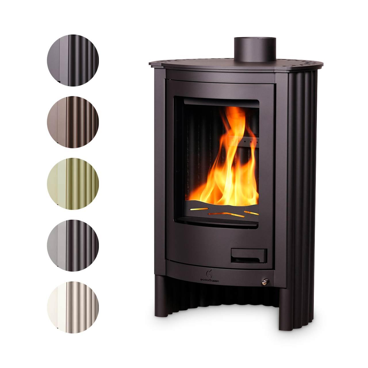 Warmluftofen Masterflamme Piccolo 1, 7 kW - Ausführung: Grau