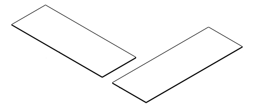 Vorlegeplatte Glas klar