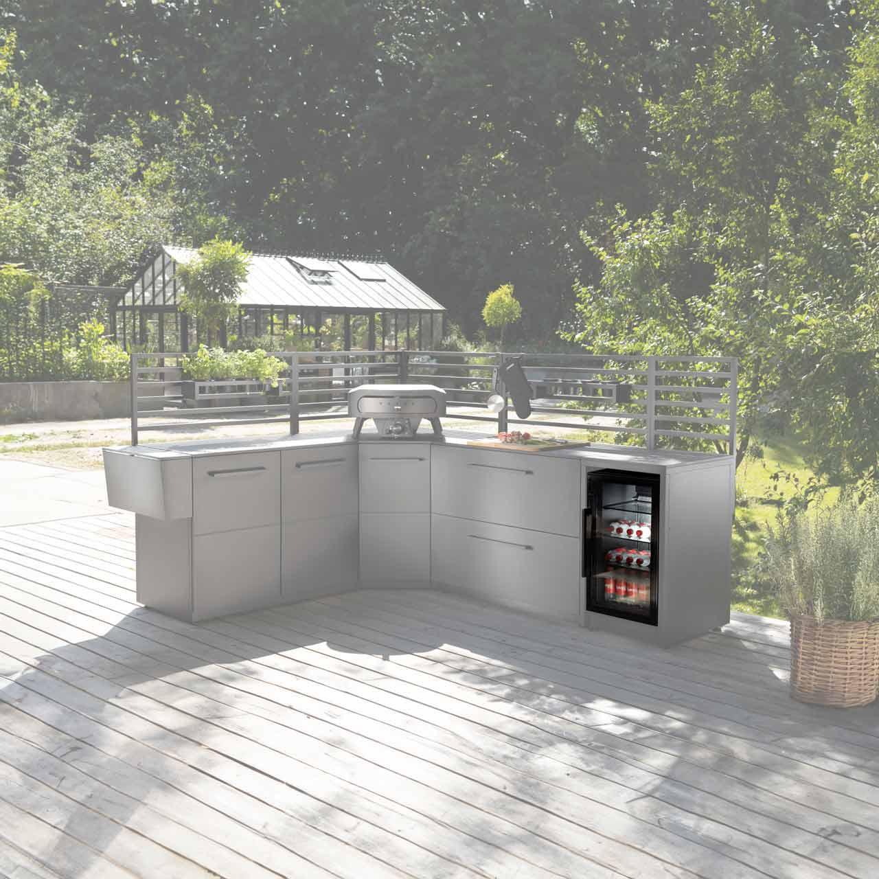 Outdoorküche Cozze Elements Kühlschrank 60 L