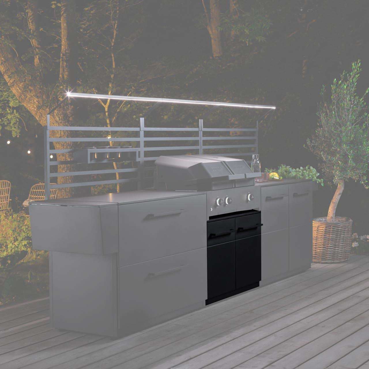 Outdoorküche Cozze Elements Außenküche 90 Türmodul niedrig inkl. Arbeitsplatte