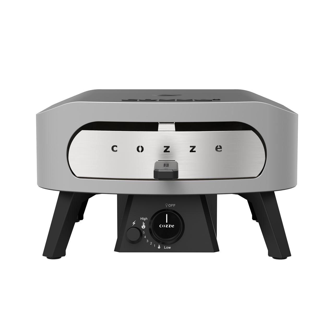 Gas Pizzaofen Cozze 13 Zoll CLASSIC mit Thermometer und Pizzastein, inkl. Reglerset & Hitzeschild