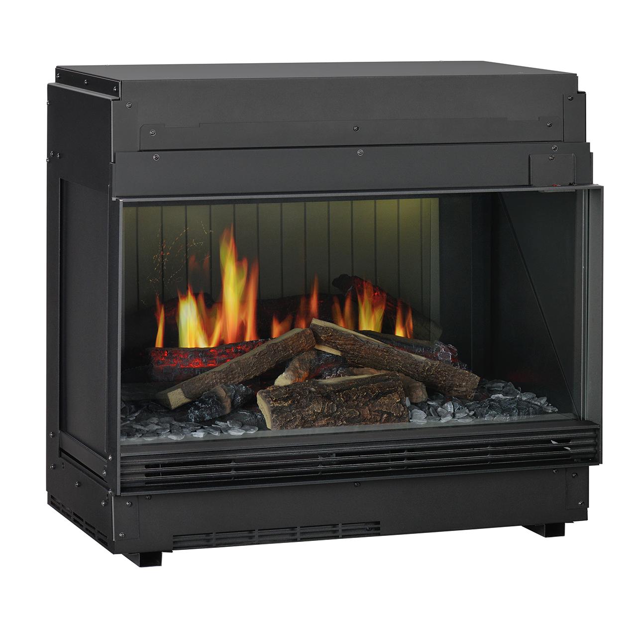 Dimplex Vista 70 I Elektrokamin - Opti-V Flame mit Sound, realistischen Holzscheiten und Heizfunktion