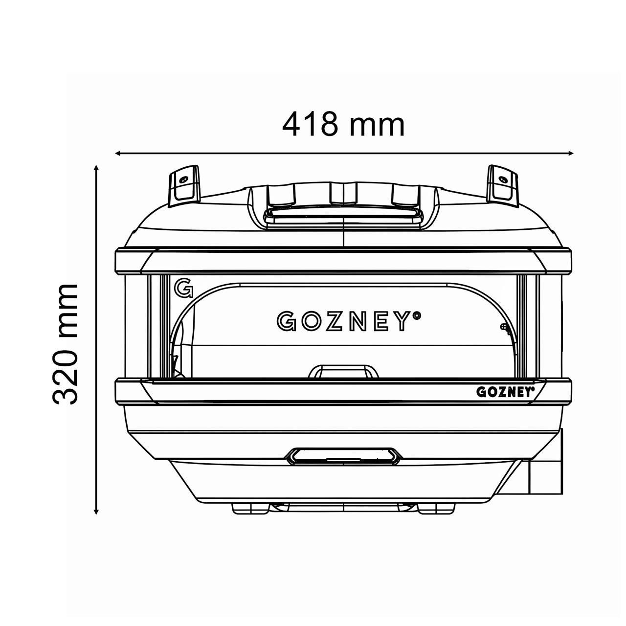 Pizzaofen Gozney Tread Bundle 2, inkl. Transporttasche und Ständer - Ausführung: Tread Bundle Off Black