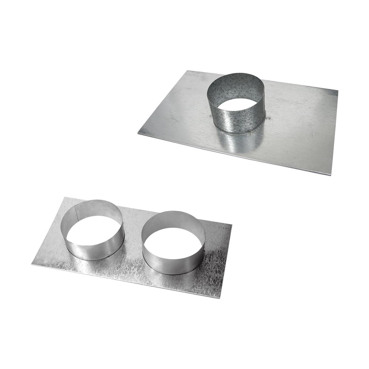 CB-Tec Lüftungsgitter Stutzenblech 45x23 cm - Stutzen: 200 mm