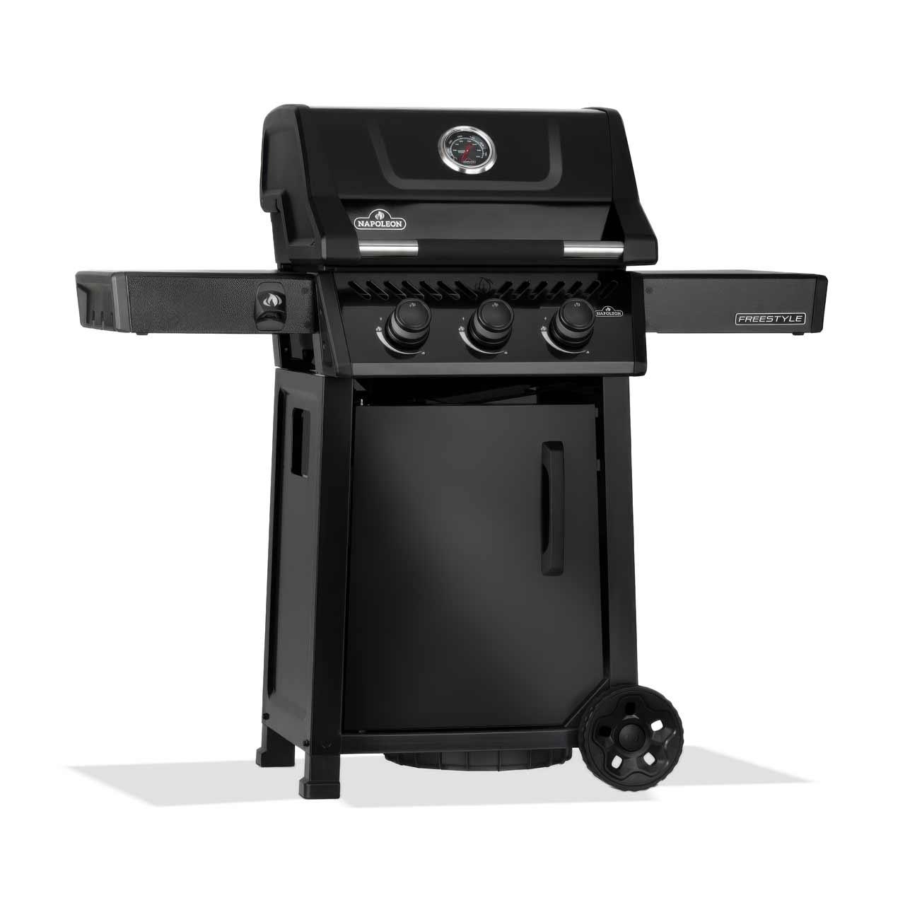 Gasgrill Napoleon Freestyle 365 Schwarz, mit 3 Brennern - 50 Jahre Napoleon Sommer Aktion